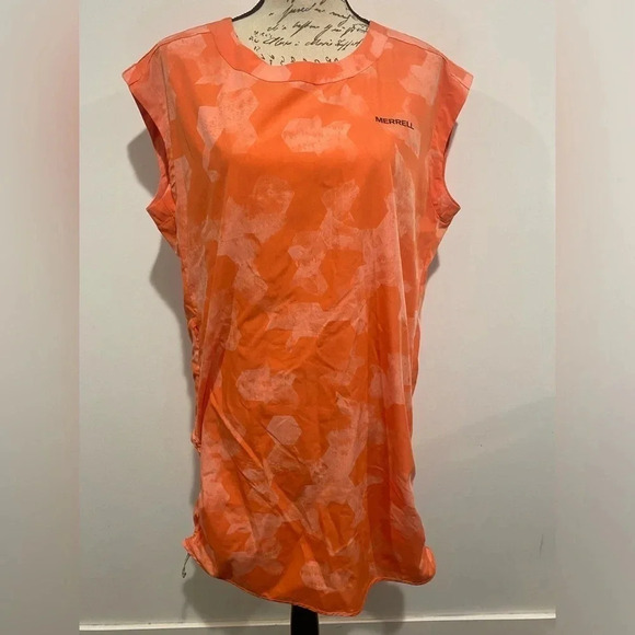 Merrell Hydro Hike Dress size medium Goldfish Orange Performance Quick Dry - Picture 1 of 8
